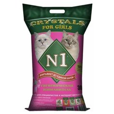 Впитывающий наполнитель N1 Crystals For Girls, 30 л