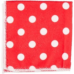 Салфетка Фрекен БОК "Микрофибра" мультифункциональная, красный