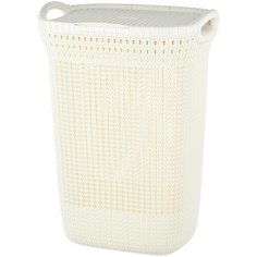 CURVER Корзина для белья Knit 62x45x34см молочный