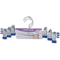 Вешалка Attribute для брюк и юбок Neo набор 3 шт. blu