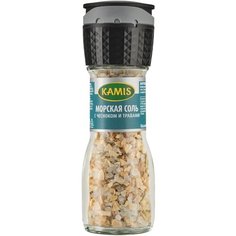 KAMIS Соль морская с чесноком и травами, 60 г