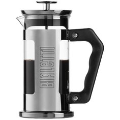 Френч-пресс Bialetti Signature (1 л) серебристый/черный