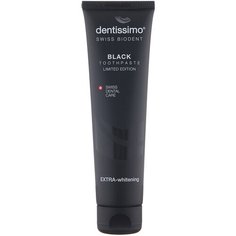 Зубная паста Dentissimo Black Экстра-отбеливающая с углем, 75 мл