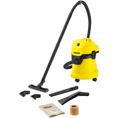 Профессиональный пылесос KARCHER WD 3 Car, 1000 Вт, желтый