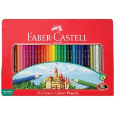 Faber-Castell Карандаши цветные Замок, 36 цветов (115886)