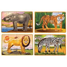 Набор пазлов Melissa & Doug Дикие животные (3796)