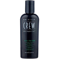 Гель для душа, шампунь и кондиционер American Crew 3-in-1 Tea Tree, 100 мл