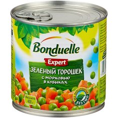 Зеленый горошек Bonduelle Expert с морковью в кубиках, 400 г