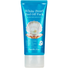 Farmstay маска-пленка White Pearl Peel Off Pack очищающая с белым жемчугом, 100 г