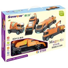 Конструктор Sowow Magnetic Truck N11 Строительная техника