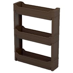 Этажерка BranQ BQ3768, материал: пластик, ШxГxВ: 60х14х69 см, венге