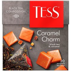 Чай черный Tess Caramel charm в пирамидках, 20 шт.