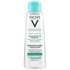 Vichy мицеллярная вода с минералами для жирной и комбинированной кожи Purete Thermal, 200 мл