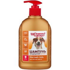 Шампунь -кондиционер Mr.Bruno №3 Жесткий стиль для собак с жесткой шерстью 350 мл
