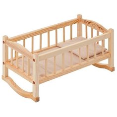 PAREMO Кроватка-люлька для кукол (PFD116-03) бежевый