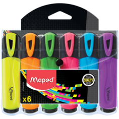Maped Набор текстовыделителей Fluo Peps, 6 шт. (742557)