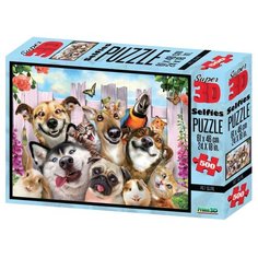Пазл Prime 3D Селфи домашних питомцев (10062), 500 дет.