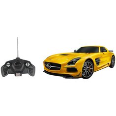 Легковой автомобиль Rastar Mercedes-Benz SLS AMG (54100) 1:18 желтый
