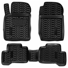 Комплект ковриков салона Airline ACM-PS-63 4 шт. черный