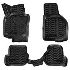 Комплект ковриков салона Airline ACM-PS-59 для Skoda Octavia 4 шт. черный