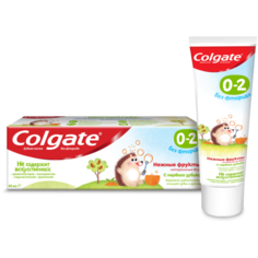 Зубная паста Colgate Нежные фрукты 0-2 лет, 40 мл