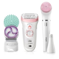 Эпилятор Braun SES 9-985 Silk-epil 9 Beauty Set белый