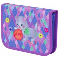 TIGER FAMILY Пенал Playful Kitten (228914) фиолетовый