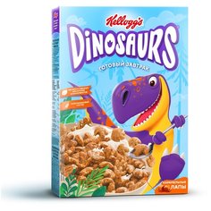 Готовый завтрак Kelloggs Dinosaurs лапы карамельные, коробка, 220 г