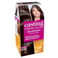 LOreal Paris Casting Creme Gloss стойкая краска-уход для волос, 302, Ледяной фраппучино