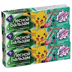 Зубная паста Лесной бальзам Ягодный взрыв с 7 лет 3 шт., 50 мл