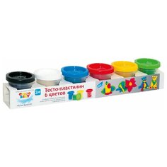 Масса для лепки Genio Kids 6 баночек по 50 г (TA 1009)
