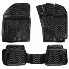 Комплект ковриков салона Airline ACM-PS-71 4 шт. черный