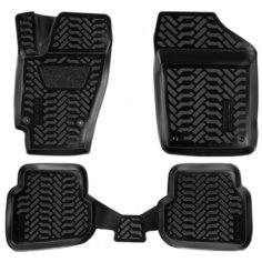 Комплект ковриков салона Airline ACM-PS-73 4 шт. черный