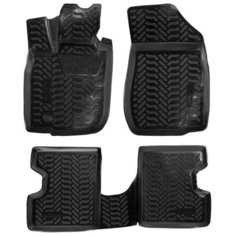 Комплект ковриков салона Airline ACM-PS-04) 4 шт. черный