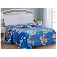 Плед Cleo Калифорния 200х220 см, синий/красный