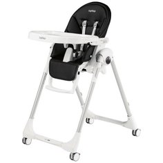 Стульчик для кормления Peg-Perego Prima Pappa Follow Me экокожа, licorice