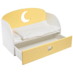 PAREMO Диван-кровать для кукол Луна (PFD120) желтый