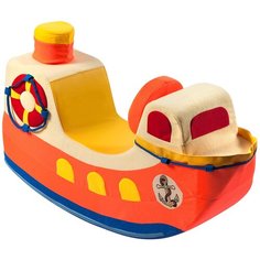 Каталка-игрушка PAREMO Кораблик PAREMO PCR818 оранжевый