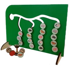 Головоломка PAREMO Сортер Домашние животные (PE720-120) зеленый