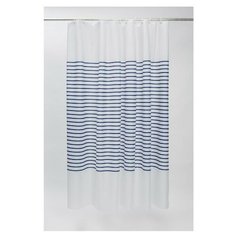 Штора для ванной IDDIS B42P224i11 240x200 белый/синий