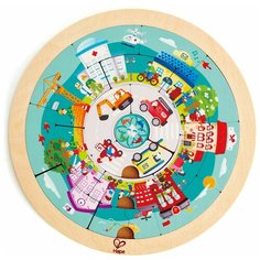Рамка-вкладыш Hape Карусель (E1624), 19 дет.