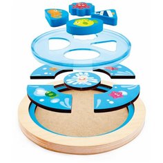 Рамка-вкладыш Hape Глубоководные существа (E1604), 10 дет.