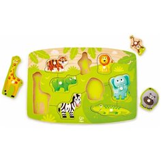 Рамка-вкладыш Hape Джунгли (E1405), 9 дет.