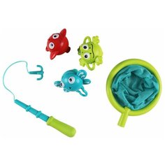 Набор для ванной Hape Double Fun Fishing Set (E0214) голубой/зеленый/красный
