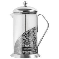 Френч-пресс Rondell Ajour RDS-1056 (0,6 л) серебристый