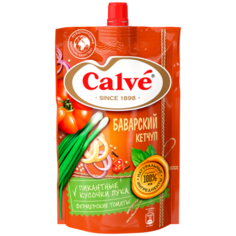 Кетчуп Calve Баварский с зеленым луком, дой-пак 350 г
