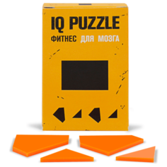 Головоломка IQ PUZZLE Прямоугольник оранжевый