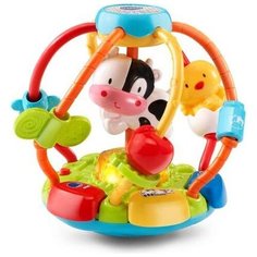 Развивающая игрушка VTech Мяч Тряси и крути (80-502926), зеленый/голубой/красный