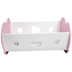 PAREMO Кроватка-люлька для кукол (PFD120) розовый