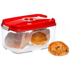 STATUS Контейнер вакуумный VAC-REC-45, 18.5x29.5 см, red